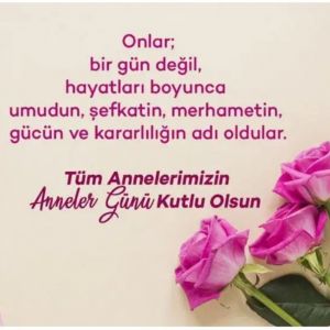 Anneler Günü Kutlu Olsun
