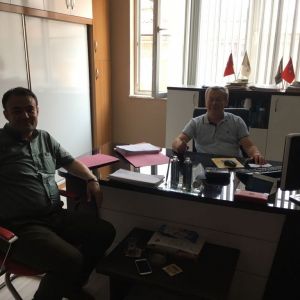 Visiting Sarayköy.