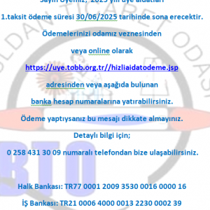 2025 FEES NOTIFICATION