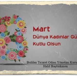 8 Mart Dünya Kadınlar Günü.