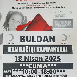 KAN BAĞIŞI KAMPANYASI.